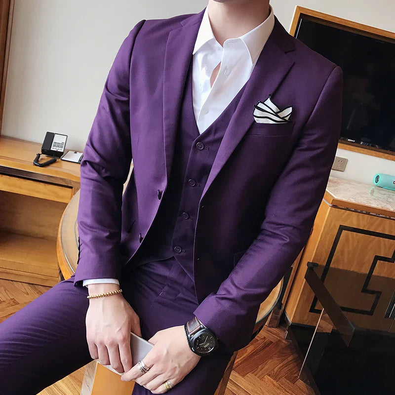 Terno Masculino Completo, Terno Masculino, Roupa Social Masculina, Blazer Slim, Blazer Masculino, Terno Slim, Terno Vermelho, Terno Roxo, Terno Cinza Slim, Terno Cinza, Terno Cinza Noivo, Terno para Casamento, Terno Completo.