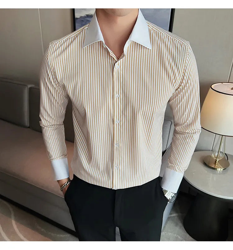 Camisa Social Slim Fit Masculina - Essencial Estilo EE020