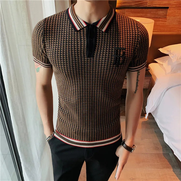 Camisa Polo Masculina de Tricot - Essencial Estilo EE099