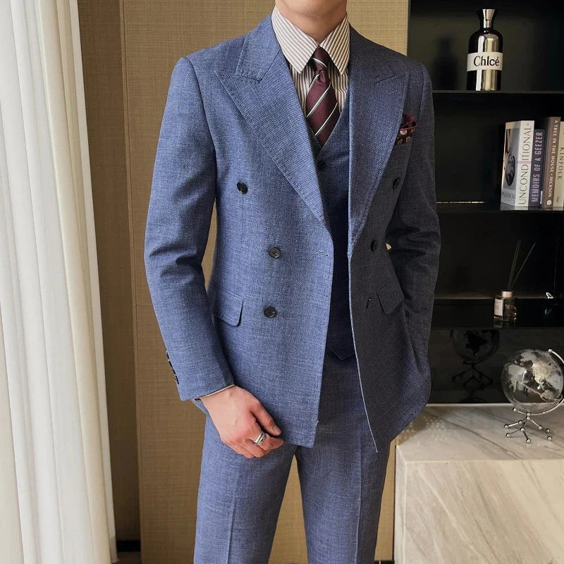 Terno Masculino Completo, Terno Masculino com Lapela Grande, Terno Masculino, terno, terno azul, terno rosa, terno preto, terno para casamento, terno para casamento noivo, terno para casamento padrinho, terno formal, terno social, blazer masculino, calça social masculina alfaiataria, calça social masculina