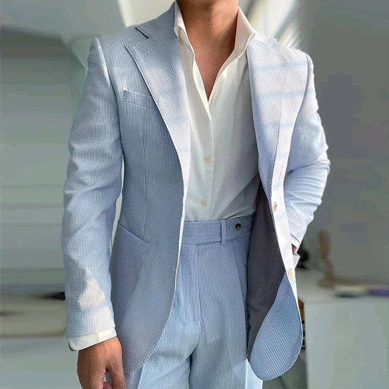 Blazer Slim Fit, Blazer Masculino Slim, blazer old money, terno old money, roupa old money, roupa old money masculino, terno masculino, terno masculino completo, terno masculino slim, terno masculino azul marinho