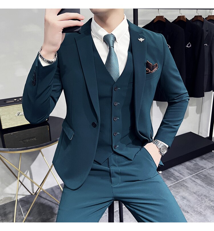 Terno Slim Masculino Elegante - Essencial Estilo EE023