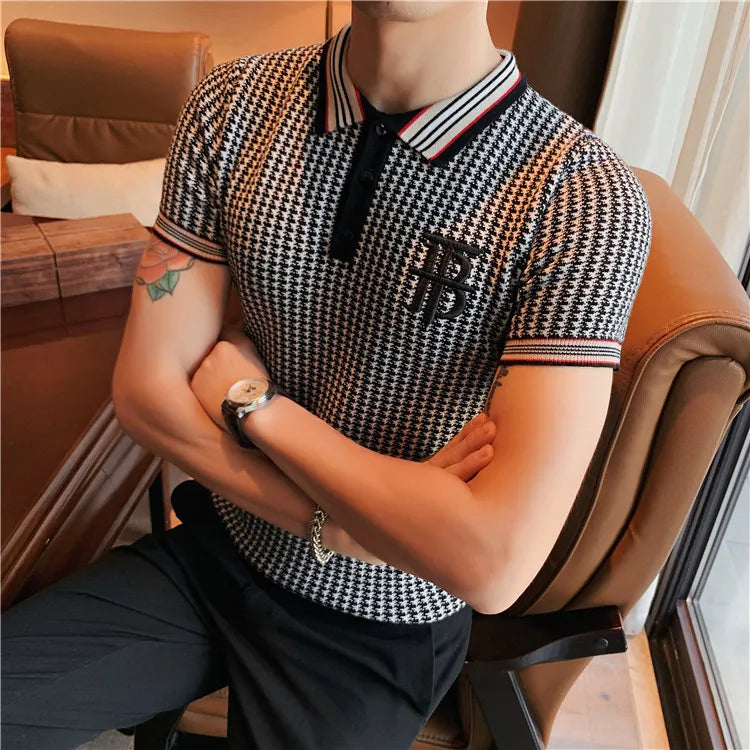 Camisa Polo Masculina de Tricot - Essencial Estilo EE099