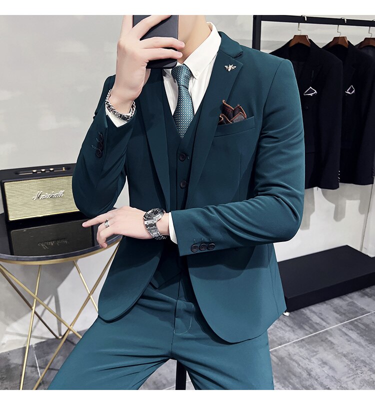 Terno Slim Masculino Elegante - Essencial Estilo EE023