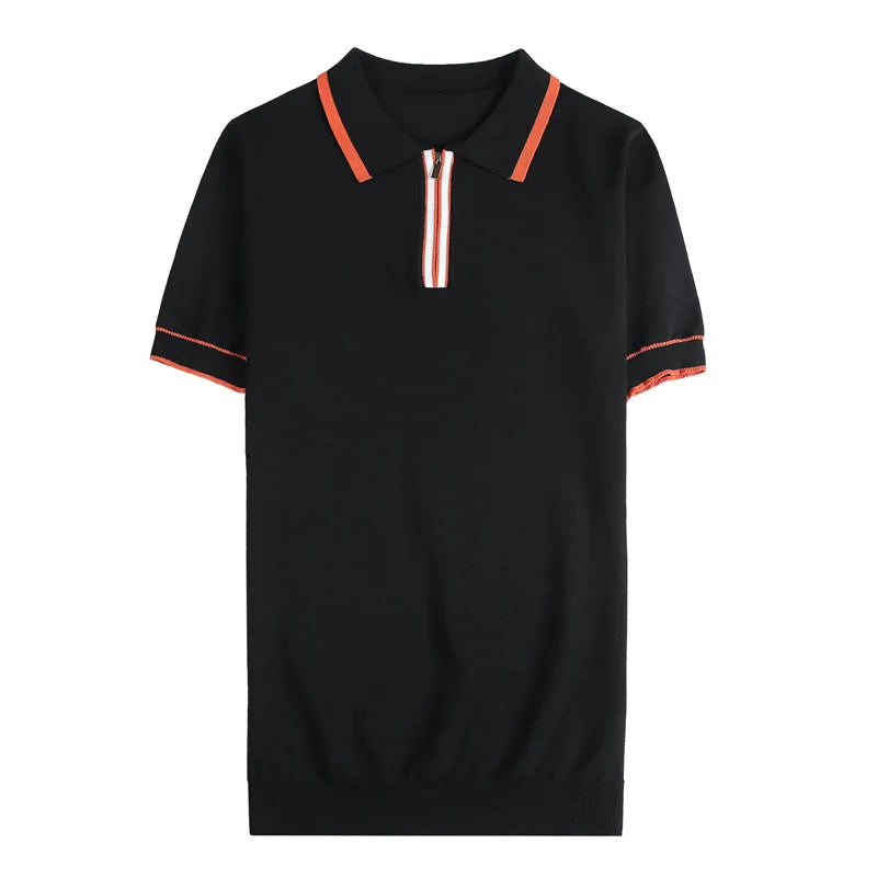 Camisa Polo Masculina de Tricot Essencial Estilo EE036